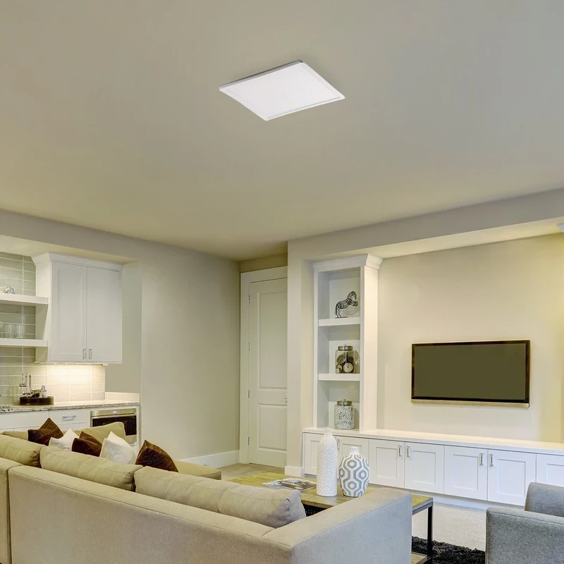 Pavel – LED плафон за повърхностен монтаж в бяло, 293×293мм, 18W, 4000K