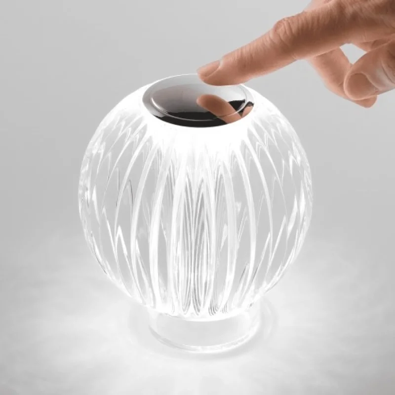 Table Lamps Diamond TL1 343488 – Ideal Lux LED table lamp in chrome, 2W, 3000K, IP20