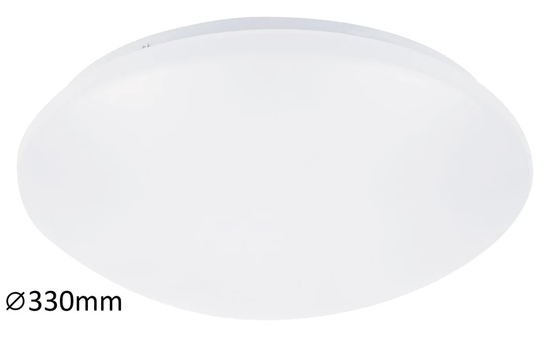 Bathroom Lighting Lucas – LED ceiling light for bathroom in white, Ø330mm, 18W, 4000K, IP44
