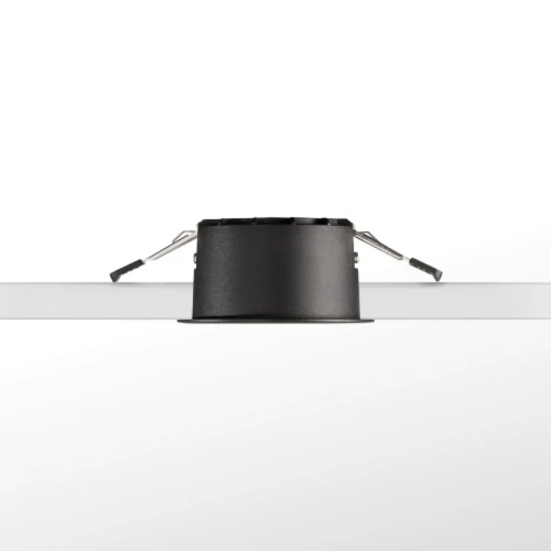 Tag FI 7W 4000K 344867 – Ideal Lux LED downlight for recessed mounting in matt black, 7W, 4000K, IP20