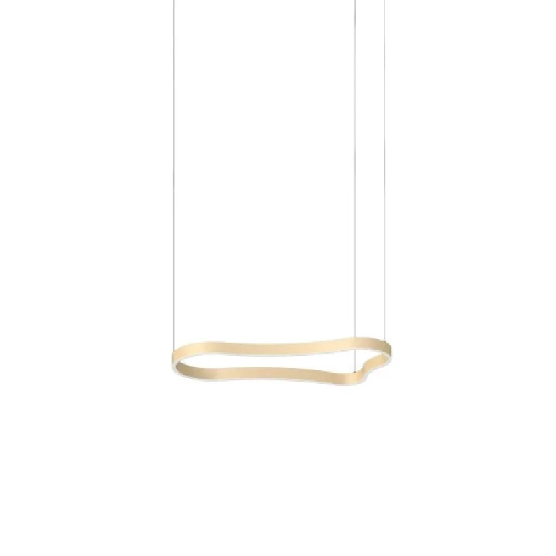 LED Pendants & Chandeliers Waves SP GOLD 345222 – Ideal Lux LED pendant in gold matt, 37W, 3000K, IP:20