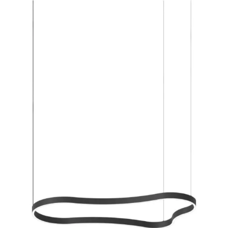 LED пендели и полилеи Waves SP BLACK 345246 – Ideal Lux LED пендел в черен мат, 45W, 3000K, IP:20