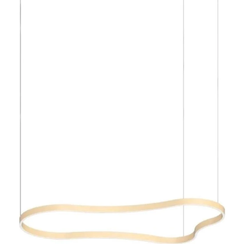 LED пендели и полилеи Waves SP GOLD 345284 – Ideal Lux LED пендел в златист мат, 54W, 3000K, IP:20