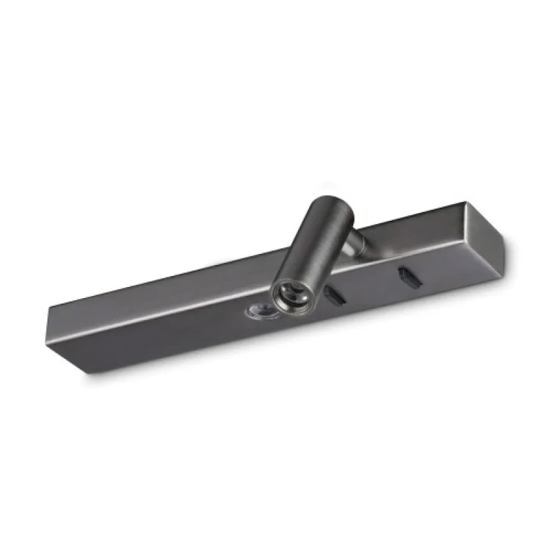 Wall Lights Bonne NUIT-2 AP NICKEL 345482 – Ideal Lux LED wall light in nickel, 6.5W, 3000K, IP:20