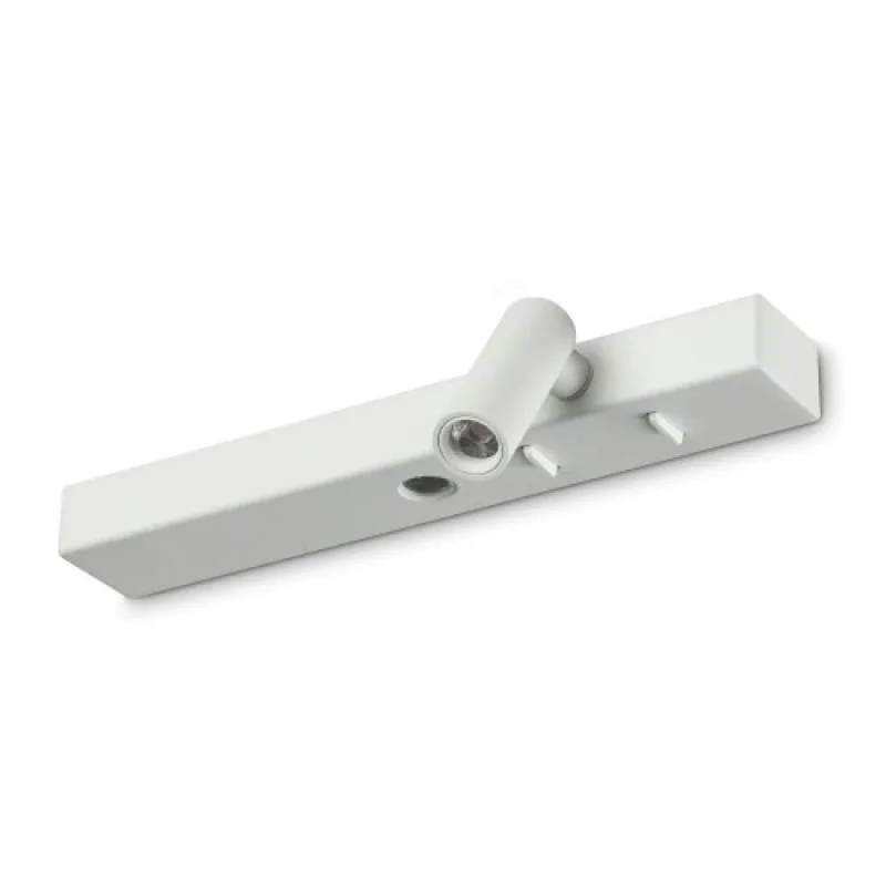 Wall Lights Bonne NUIT-2 AP WHITE 345499 – Ideal Lux LED wall light in white, 6.5W, 3000K, IP:20