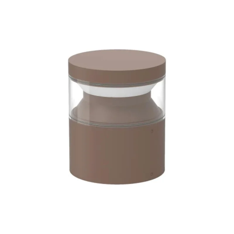 Bollard Lights Boeing PT H015 COF 346663 – Ideal Lux LED garden bollard in coffee, 14W, 3000K, IP:65