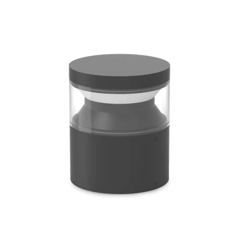 Bollard Lights Boeing PT H015 BLA 346670 – Ideal Lux LED garden bollard in black, 14W, 3000K, IP:65