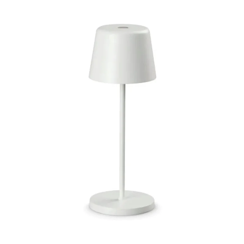 Cute TL W 346892 – Ideal Lux LED градинска настолна лампа в бял, 2,5W, 2200K, IP:65