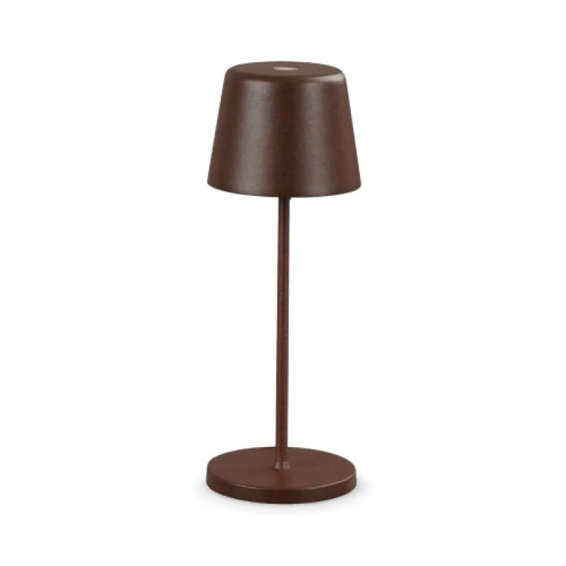Градинско осветление Cute TL C 346915 – Ideal Lux LED градинска настолна лампа в кафе, 2,5W, 2200K, IP:65