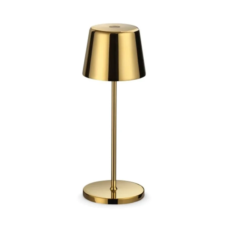 Градинско осветление Cute TL G 346939 – Ideal Lux LED градинска настолна лампа в златист, 2,5W, 2200K, IP:65