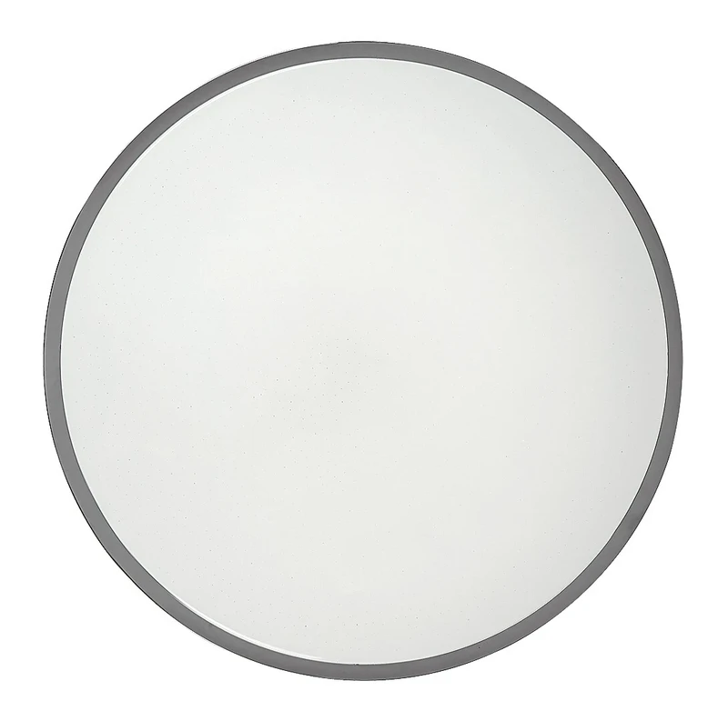 Linden – LED плафон в хром с бял абажур, Ø490мм, 50W, 3000-6500K