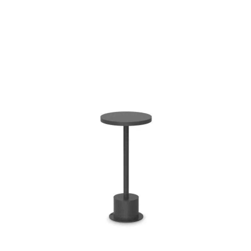 Външни стоящи лампи Toffee PT D160 H02 347820 – Ideal Lux LED градински стълб в черен, 11W, 3000K, IP:65
