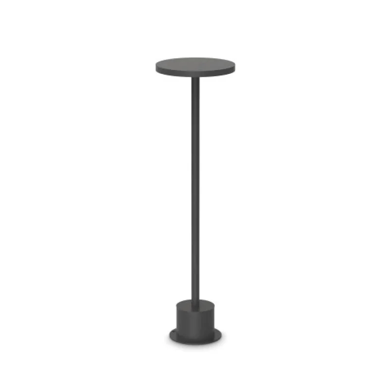 Външни стоящи лампи Toffee PT D160 H05 347851 – Ideal Lux LED градински стълб в черен, 11W, 3000K, IP:65