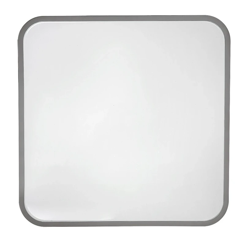 Linden – LED ceiling light in chrome with white shade, Ø455mm, 72W, 3000-6500K
