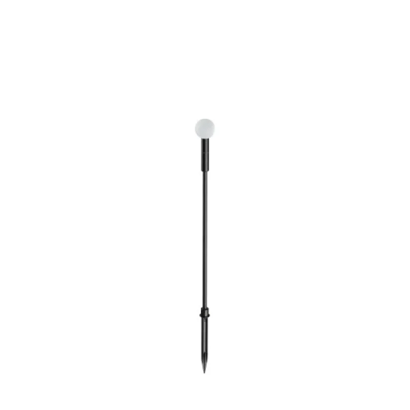 Наземна лампи Tw 347905 – Ideal Lux LED градински стълб с колче за земя в черен, 1.5W, 3000K, IP:65