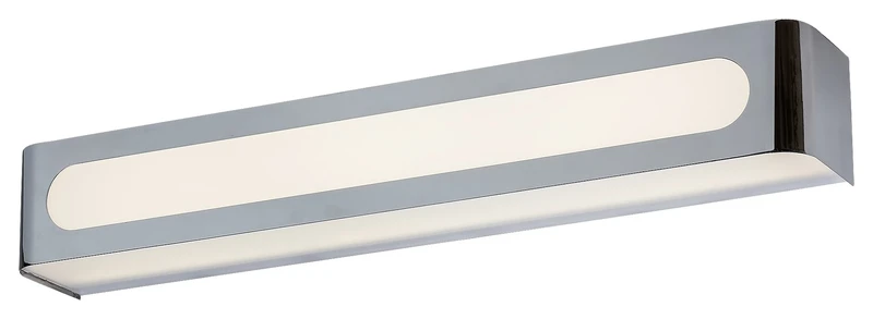 Осветление за баня Jakub – LED аплик за баня в хром с бял абажур, 500мм, 12W, 4000K, IP44