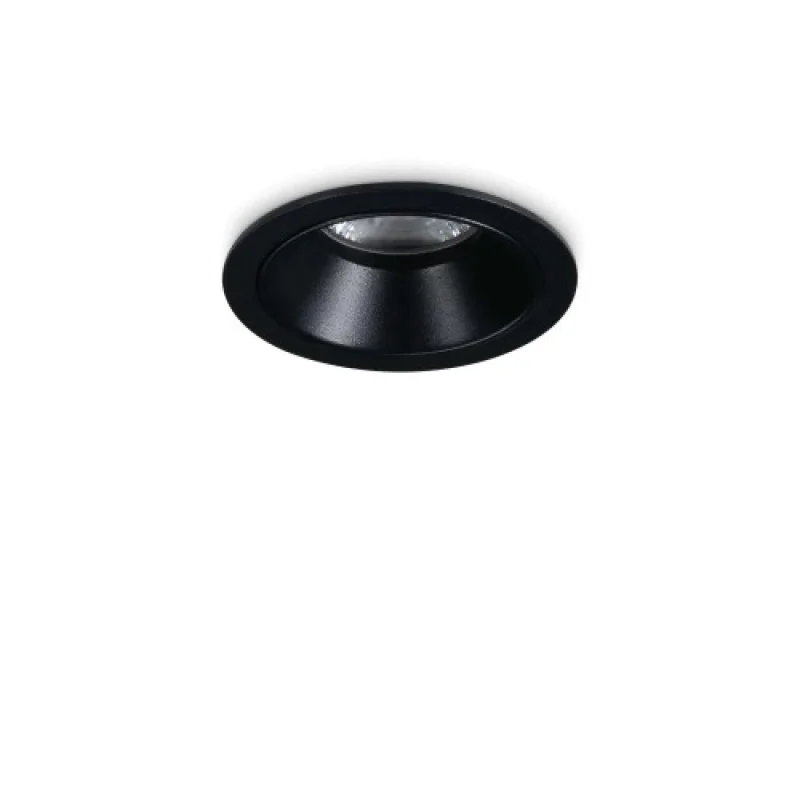 Луни за вграждане Game TRIM ROUND 349060 – Ideal Lux LED луна за вграждане в черен, 5.5W, 3000K, IP20