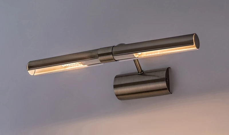Picture light – classic picture lamp in bronze, 362mm, 2×E14, IP20