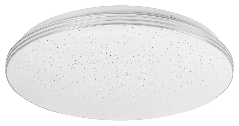 Toma – LED ceiling light for bathroom in chrome with white acrylic shade, Ø290mm, 20W, 4000K