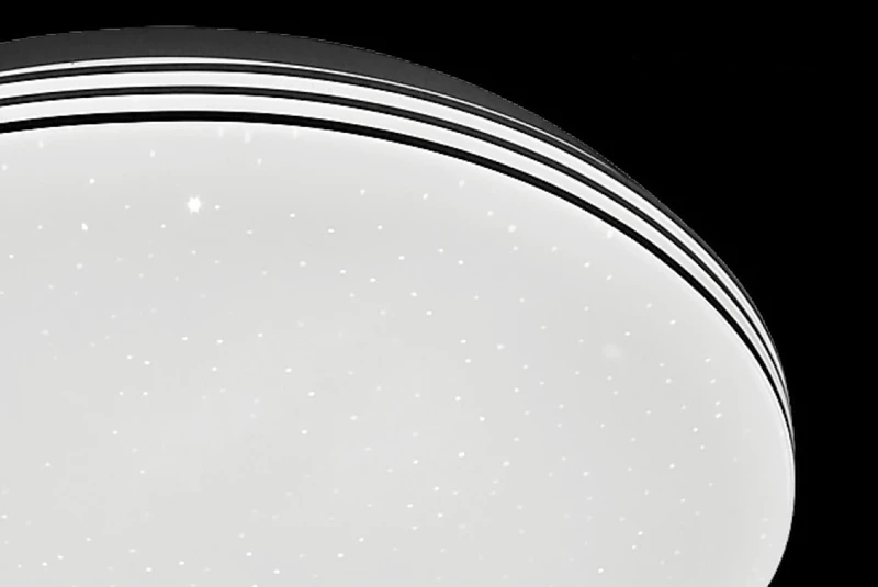 Toma – LED ceiling light for bathroom in chrome with white acrylic shade, Ø290mm, 20W, 4000K