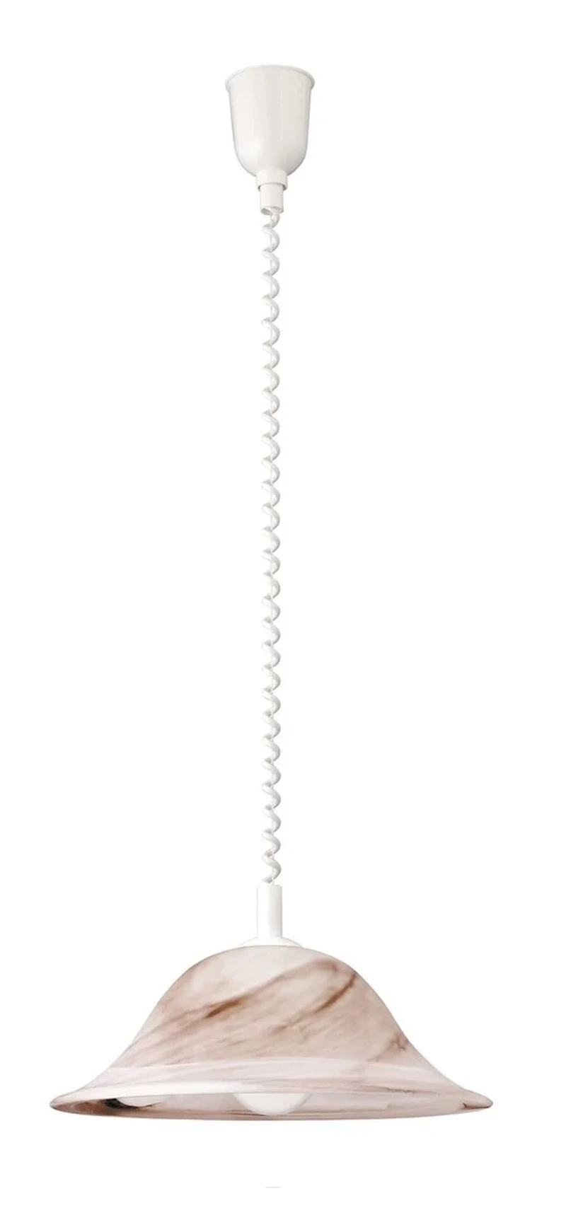 Pendant Lights Alabastro – pendant with tobacco alabaster glass, Ø420mm, 1×E27, IP20