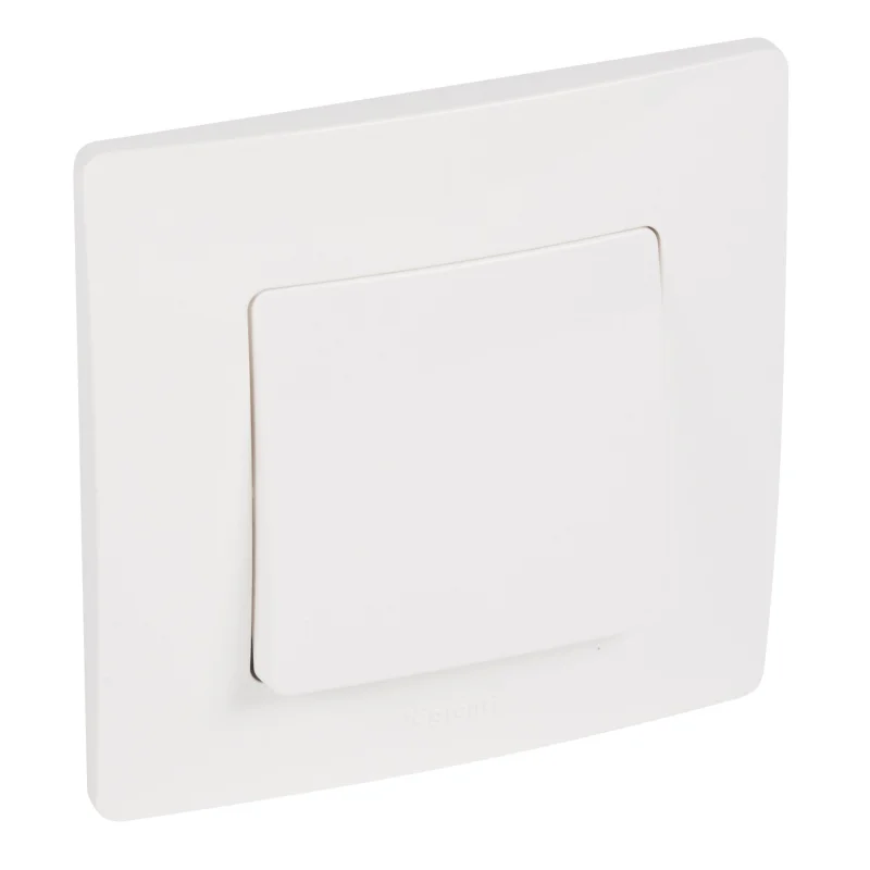 Legrand One-way push button with frame 6A 250V White /blister pack/ - Legrand Niloe 396428