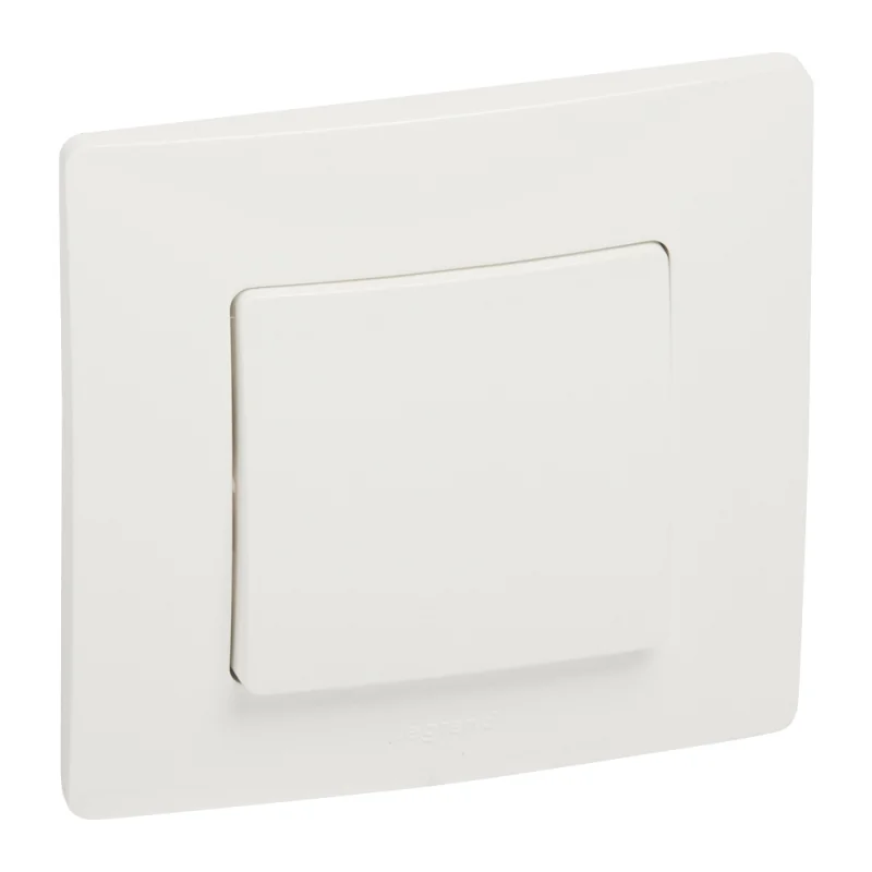 Legrand Two-way switch with frame 10A 250V White /blister pack/ - Legrand Niloe 396450