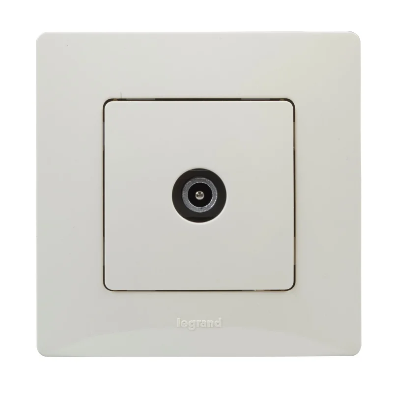 Legrand TV outlet individual with frame Cream /blister pack/ - Legrand Niloe 396460
