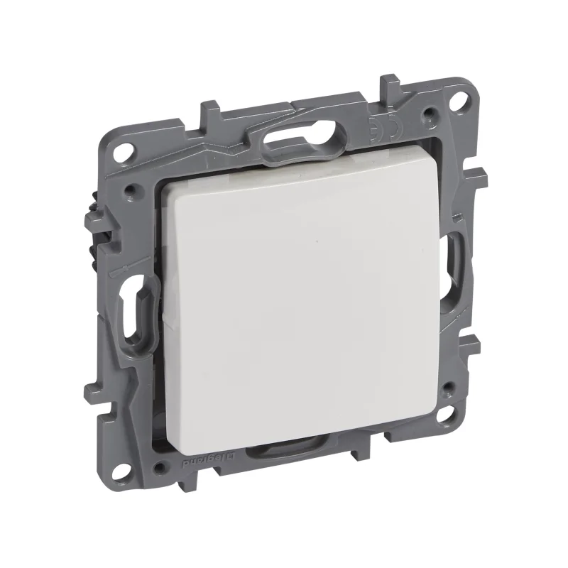 Legrand Ключ девиаторен без рамка 10A 250V Бял /блистер/ ДО ИЗЧЕРПВАНЕ - Legrand Niloe 396701