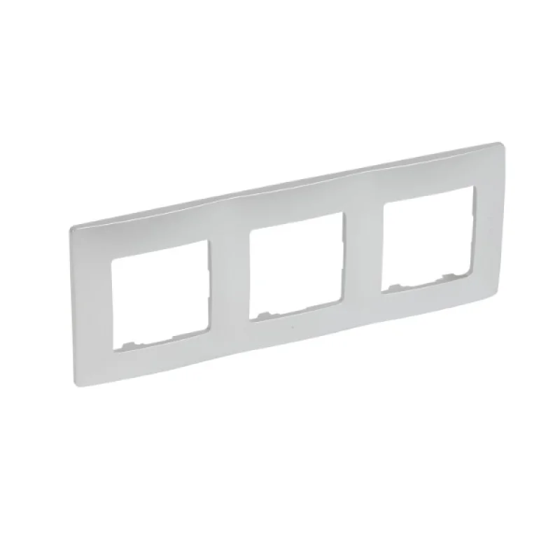 Frame 3x Aluminium - Legrand Niloe 397043