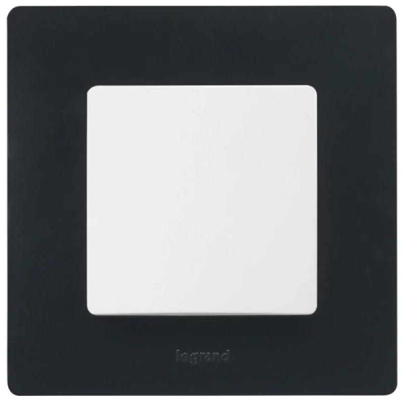 Legrand Frame 1x Black - Legrand Niloe 397051