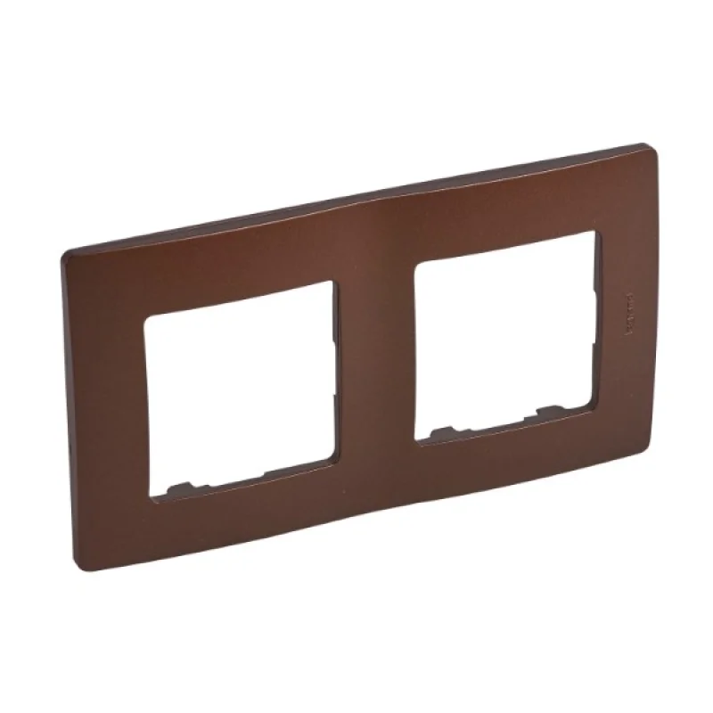 Frame 2x Cocoa - Legrand Niloe 397072
