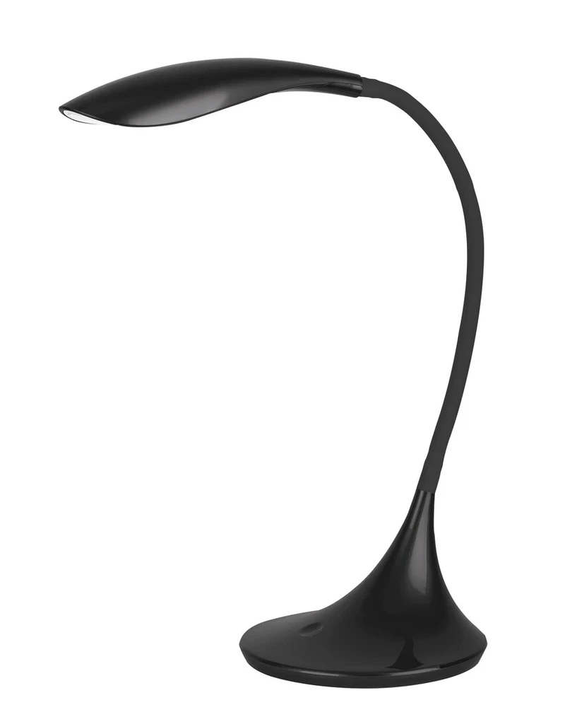Table Lamps Dominic – LED table lamp in black, 320×520mm, 5.3W, 3000K, dimmable