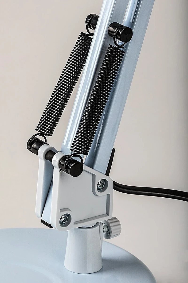 Samson – table lamp in white with adjustable arm, 370×490mm, 1×E27