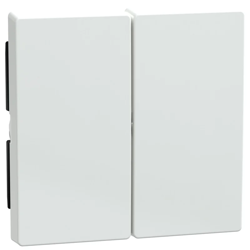 Schneider Electric Face plate for double switch/push button Active white System M - Schneider Electric Merten System M 432525