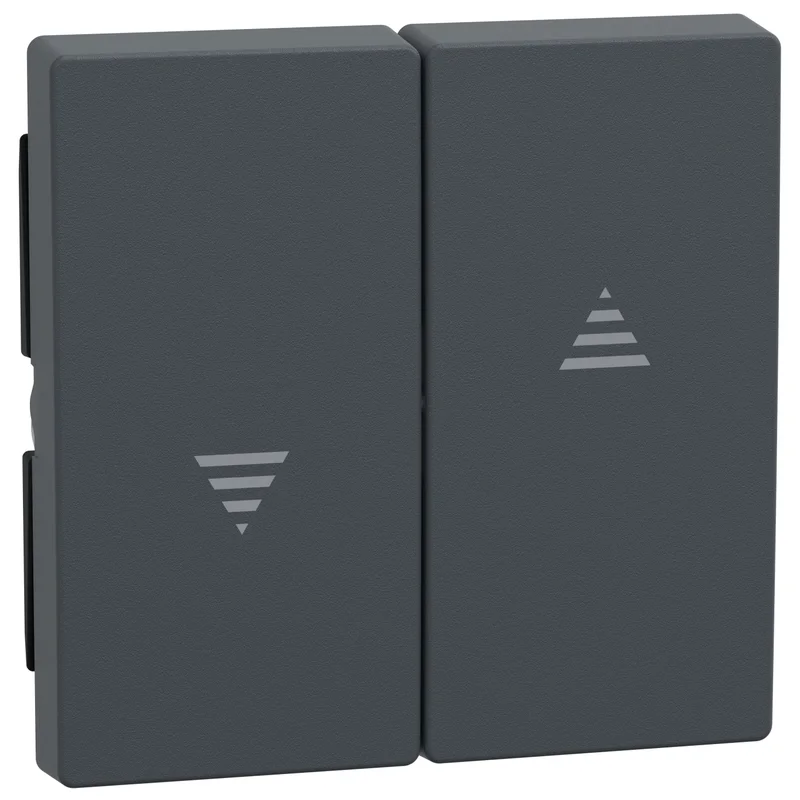Schneider Electric Face plate for switch/push button for shutters Anthracite System M - Schneider Electric Merten System M 435514