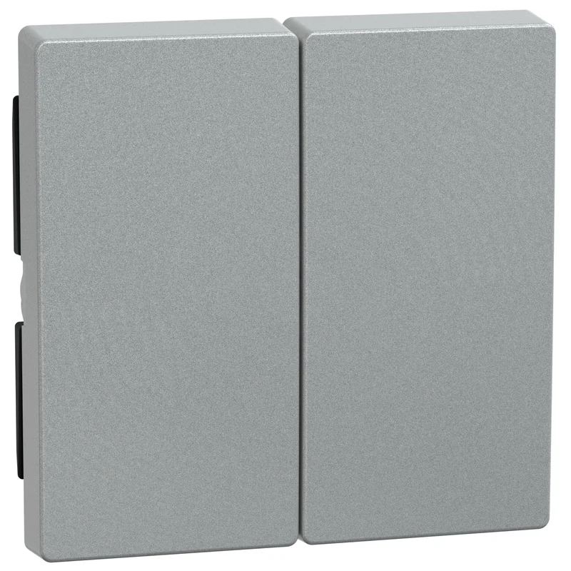 Schneider Electric Face plate for switch/push button for shutters Aluminium System M - Schneider Electric Merten System M 435560