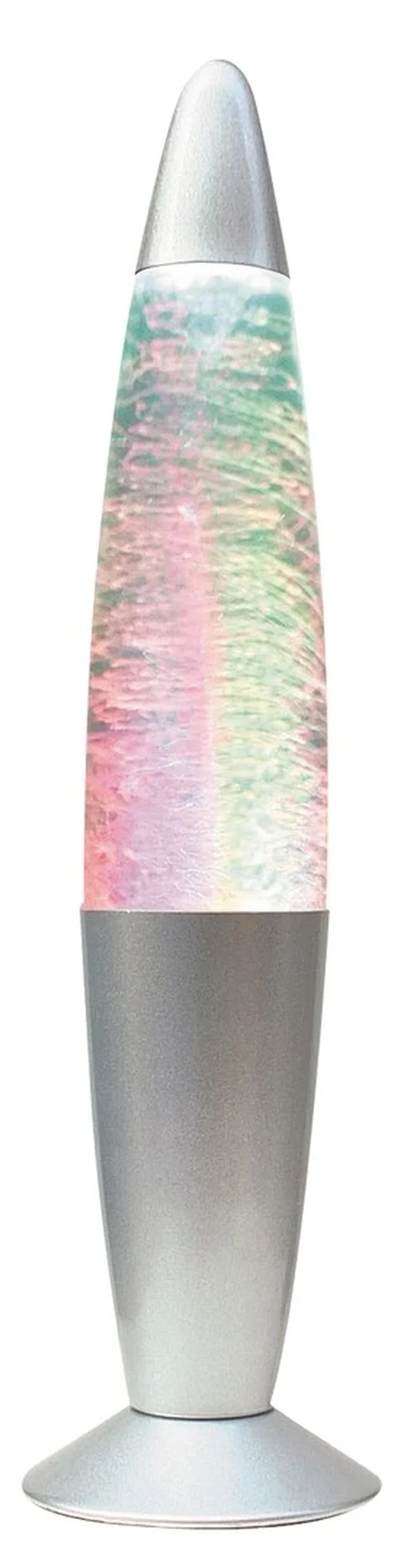 Table Lamps Millie – RGB decorative lamp in silver with clear glass, Ø90mm, DC 5V