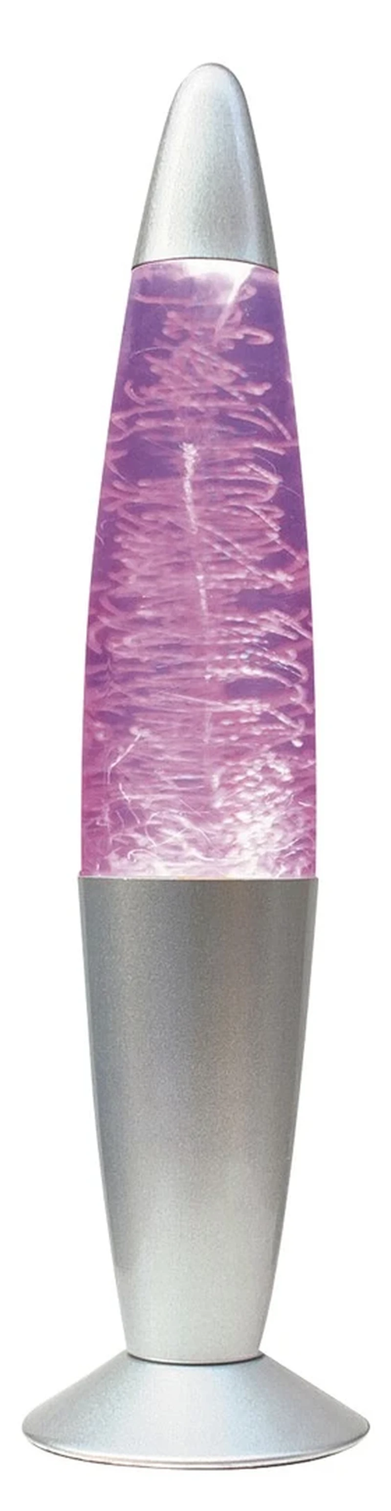 Millie – RGB decorative lamp in silver with clear glass, Ø90mm, DC 5V