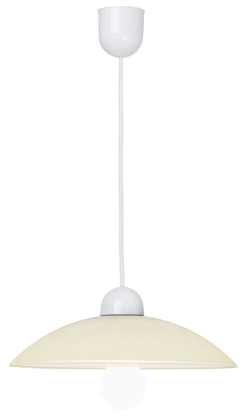 Cupola – pendant with white glass small shade, Ø325mm, 1×E27, IP20