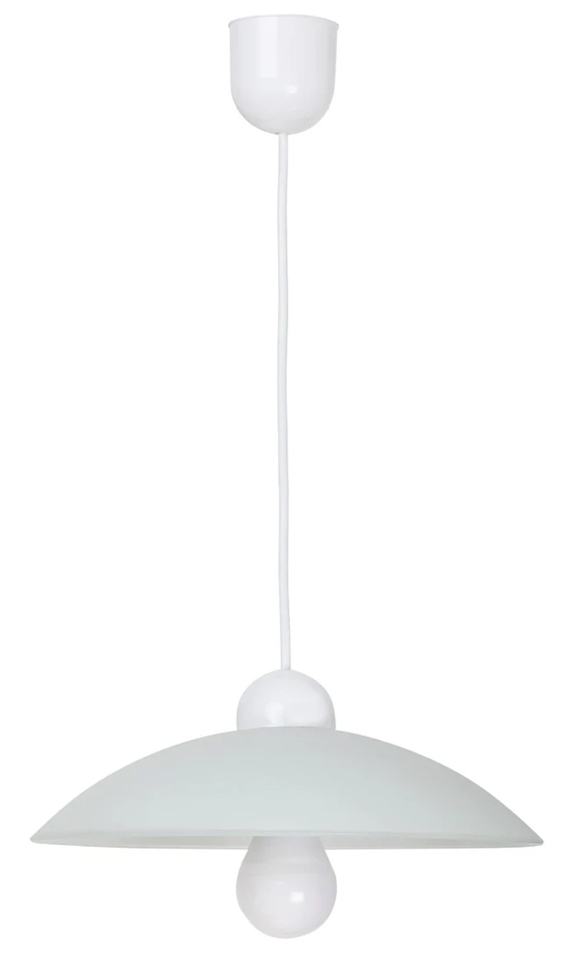 Pendant Lights Cupola – pendant with white glass small shade, Ø325mm, 1×E27, IP20
