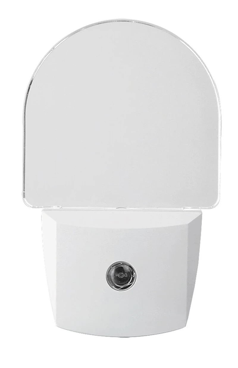 Paris Lux – LED night lamp for socket in white, 58×95mm, 0.5W, 4000K