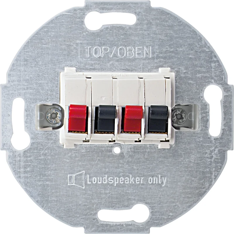 Schneider Electric Outlet for loudspeaker double Polar white - SCHNEIDER ELECTRIC Merten 467019