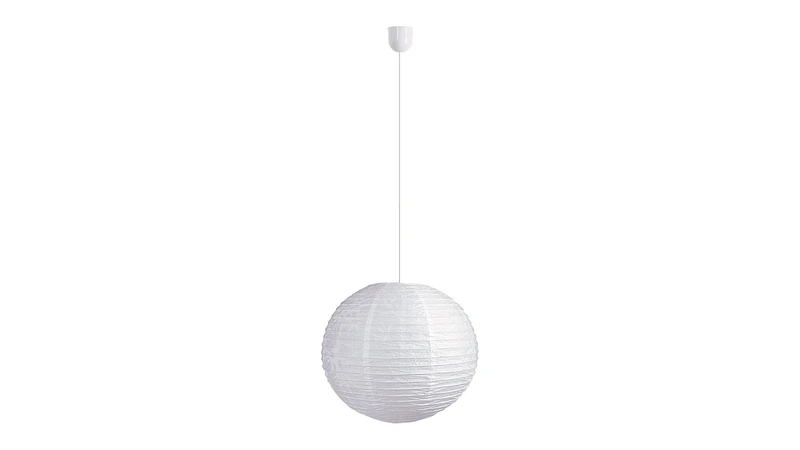 Rice – decorative shade from rice paper paper in white, Ø300mm, IP20