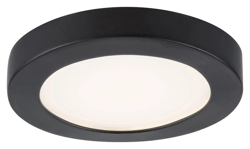 Recessed Downlights Coco – LED recessed downlight in black/white, Ø85mm, 3W, 4000K, IP44