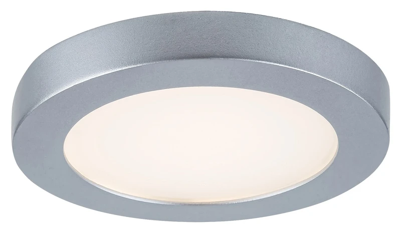 Recessed Downlights Coco – LED recessed lighting in silver, Ø85mm, 3W, 4000K, IP44