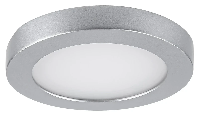 Coco – LED recessed lighting in silver, Ø85mm, 3W, 4000K, IP44
