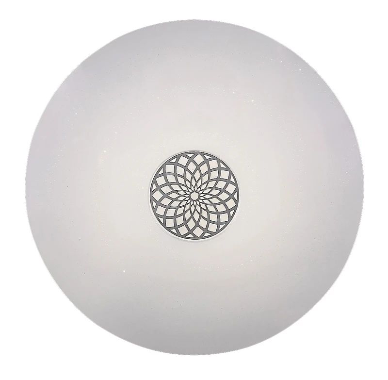Ophelia – LED Smart ceiling light in chrome/white, Ø600mm, 40W, 3000-6500K, RGB, WiFi