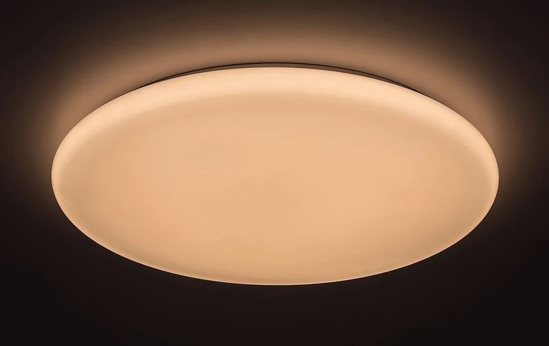 Danny – LED ceiling light in white, Ø600mm, 60W, 3000-6500K, dimmable with remote