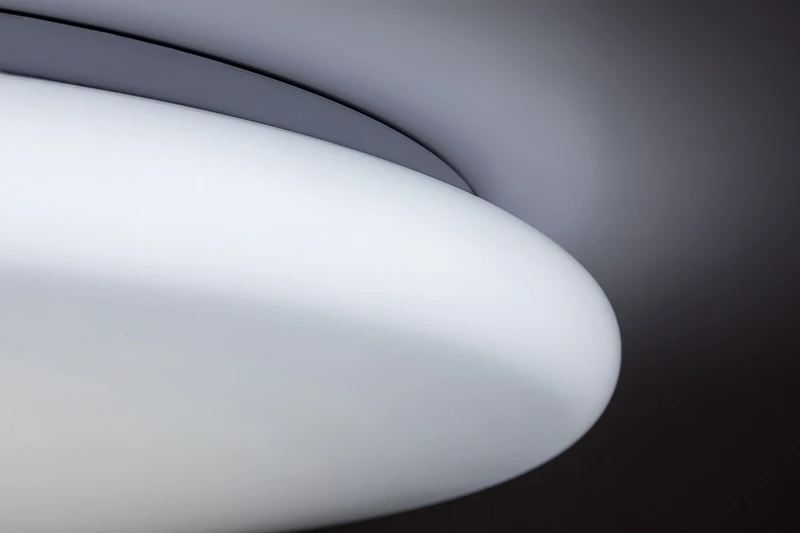 Danny – LED ceiling light in white, Ø600mm, 60W, 3000-6500K, dimmable with remote